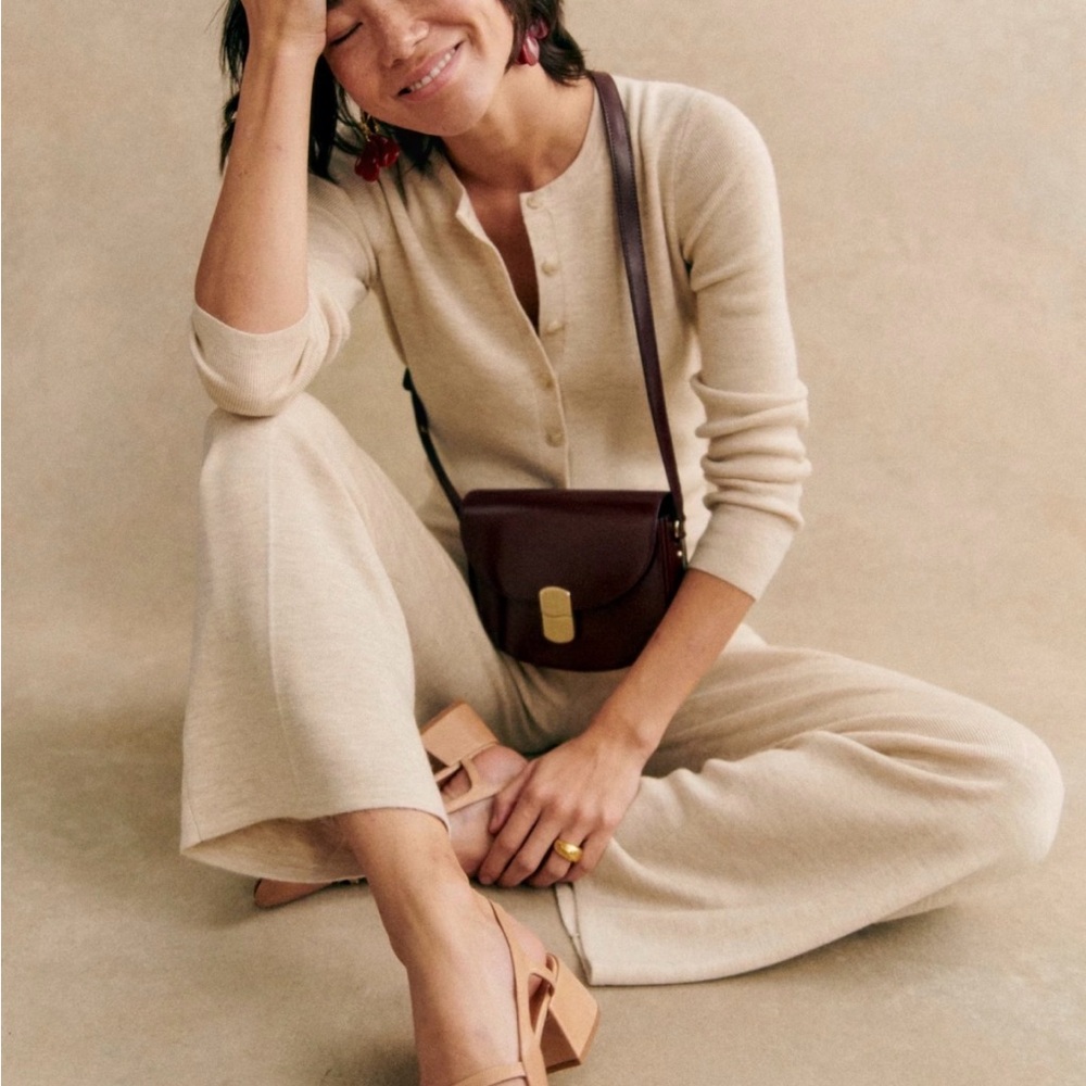 Sezane Cream Jumpsuit - Picture 7 of 8